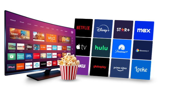 Compatível com Smart TV e Celulares